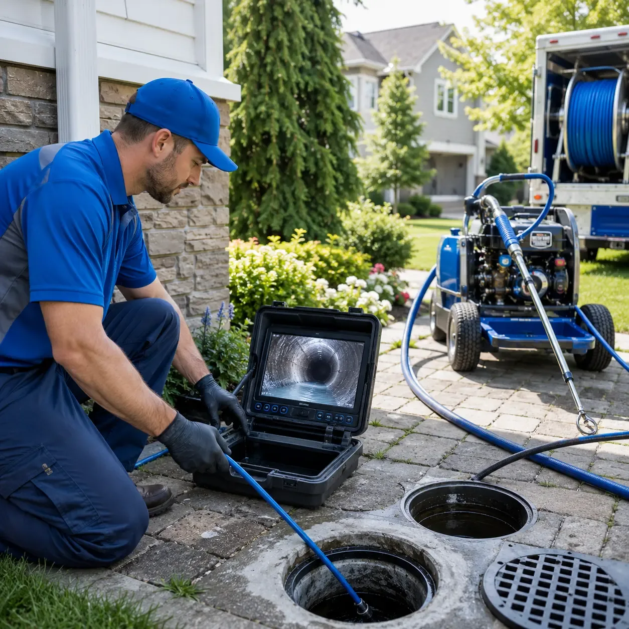 Outdoor drain cleaning professionals serving Cross Lanes, WV